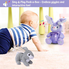 Load image into Gallery viewer, Dimple - Plush Bunny Bella Purple Singing Baby Soft Bunny
