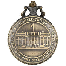 Load image into Gallery viewer, WoodWristCo - Seal of the President of The United States Pocket Watch
