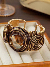 Load image into Gallery viewer, VividLux - Geometric Ringent Bracelet Accessories: SILVER / One_size

