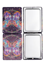 Load image into Gallery viewer, Cap Zone - Butterfly Floral Glitter Makeup Mirror - 12 pcs
