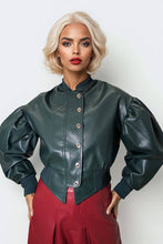 Load image into Gallery viewer, N by Nancy - CH0098 JACKET TOP (BLK, GRN): GREEN / M
