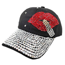 Load image into Gallery viewer, Diacly - Lipstick Lip Rhinestone Cap: Denim
