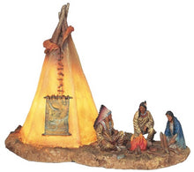 Load image into Gallery viewer, MLC HOME - 8"W Native Americans LED Indian Figurine Home Decor Gifts

