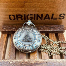 Load image into Gallery viewer, WoodWristCo - Vintage Bronze Fire Fighter Retro Military Man Watches: Army
