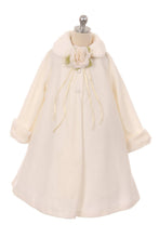 Load image into Gallery viewer, Kid's Dream - *SALE* Fleece Cape-Style Girls Coat: 2 / Black
