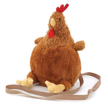 Load image into Gallery viewer, COMECO INC - BROWN FURRY HEN CROSS BODY BAG
