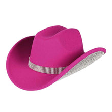 Load image into Gallery viewer, MiMi Wholesale - VCC0073 Betty Cowboy Hat With Rhinestones: Black
