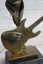 Load image into Gallery viewer, Bronzhaus - Jimi Hendrix Bronze Bust Sculpture Statue Collectible Art 10" x 10"
