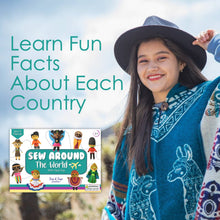 Load image into Gallery viewer, Teni &amp; Tayo Creations - Sew Stuffed Dolls From Around the World - Kid's Sewing Kit

