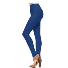 Load image into Gallery viewer, JHP Collection - WOMENS CASUAL BRUSHED FABRIC FULL LEGGINGS: BLACK / ONE(6)
