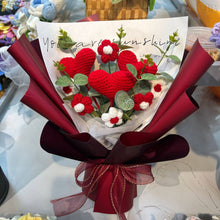 Load image into Gallery viewer, Toy Island - Handmade Crochet Flower Bouquet - 12 Beautiful Asssorment
