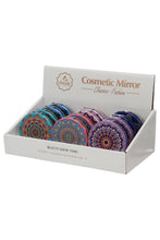 Load image into Gallery viewer, Cap Zone - Mandala Mosaic Circular Compact Mirror - 12 pcs
