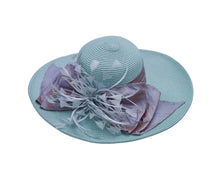 Load image into Gallery viewer, Toucan Hats/Carole Amper Inc. - Silk Featherburst 5" Brim: Mint
