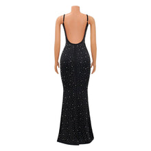 Load image into Gallery viewer, MB Fashion Wholesale - MALYBGG Rhinestone and Beaded Strappy Dress 6561LY: Pink / S M L: 1-1-1
