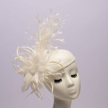 Load image into Gallery viewer, KaKyCo - AJ780S Small Base With Variety Feather On Top Fascinator: Fuchsia
