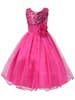 Load image into Gallery viewer, Fennco Styles - Lovely Sequin Flower Girl Dress: Purple / 5-6T
