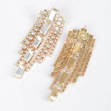 Load image into Gallery viewer, 3AM BY H&amp;D ACCESSORIES - Dazzling Rhinestone Multi Shape Clip-On Earrings: CLGD
