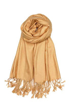 Load image into Gallery viewer, Jasper Trading LLC - C54 - One Piece Camel Color Fashion Pashmina Shawl Scarf
