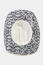 Load image into Gallery viewer, Collections by Fame Accessories - Pave Animal Print Rhinestone Western Cowboy Hat: BK
