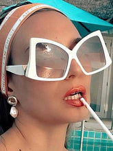 Load image into Gallery viewer, Sheer Trend - Sun-Protection Geometric Sunglasses Accessories: BLUE / One_size
