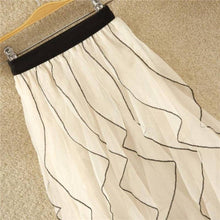 Load image into Gallery viewer, UZ Wholesale Store - Fashionable Medium-Length Wavy Mesh Tulle Skirt: GREEN / One_size
