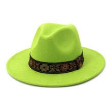 Load image into Gallery viewer, ACCITY - AUTUMN AND WINTER EUROPEAN AND AMERICAN JAZZ HAT_CWAH1774: White / (OS) 1

