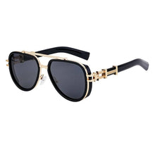 Load image into Gallery viewer, UZ Wholesale Store - Men's Polarized Vintage Punk Sunglasses: Bright Black
