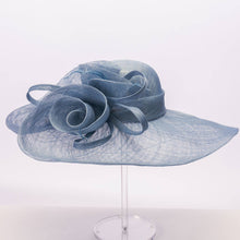 Load image into Gallery viewer, KaKyCo - Rose Veil Trim Off Face Floppy Sinamay Hats | 117145: YELLOW
