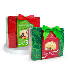 Load image into Gallery viewer, Too Good Gourmet - Elegant Tins - Salted Caramel &amp; Cranberry Pistachio Cookies: Red - Salted Caramel Chocolate
