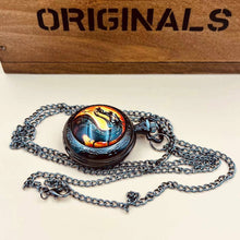Load image into Gallery viewer, WoodWristCo - Dragon's Legacy: Pocket Watch of Power
