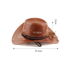 Load image into Gallery viewer, ACCITY - 2024 NEW FASHION CASUAL WESTERN COWBOY HAT_CWAH1887: COFFEE / (OS) 1
