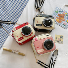 Load image into Gallery viewer, ACCITY - CAMERA-SHAPED SHOULDER BAG_CWAB1001: Black / (OS) 1

