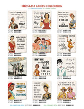 Load image into Gallery viewer, Tipsy Coasters &amp; Gifts - Sassy Ladies Coaster Tiered Prepack: Ceramic
