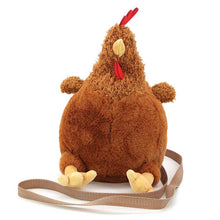 Load image into Gallery viewer, COMECO INC - BROWN FURRY HEN CROSS BODY BAG
