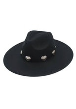 Load image into Gallery viewer, anbfashion - FASHION WESTERN HEART STUDDED FEDORA IHT-72193: Cream

