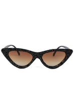 Load image into Gallery viewer, Ole - Handmade Rhinestone Sunglasses G0243: White
