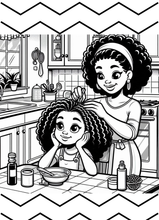 Load image into Gallery viewer, 3 Kool Kings - Positive Vibes: Color and Activity Book For Black Girls

