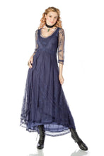 Load image into Gallery viewer, Nataya - Nataya 40163 Downton Abbey Royal Blue Tea Party Gown: S / DarkBlue
