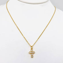 Load image into Gallery viewer, Mio Queena - Multi-Style Inlaid Cubic Zirconia Cross Pendant Necklace: 3#
