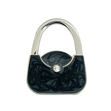 Load image into Gallery viewer, Wrapables.com - Wrapables Stylish Foldable Purse Hook Hanger: Black Baguette

