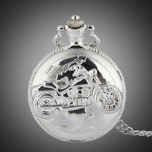 Load image into Gallery viewer, WoodWristCo - Collection Exquisite Motorcycle Pocket Watch: Default Title / N

