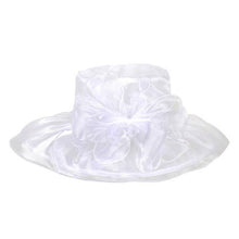 Load image into Gallery viewer, anbfashion - ORGANZA FLOPPY CHURCH HAT HTO767: Rd
