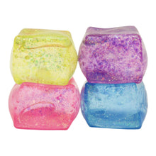 Load image into Gallery viewer, TAPA fashion - Colorful Glitter Cube Squishy Toy SS6510-52!  (12PC): Assorted

