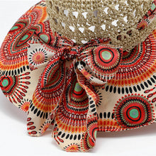 Load image into Gallery viewer, ACCITY - BOHEMIAN STYLE BEACH SUN HAT_CWAH1452: NAVY2 / (OS) 1

