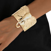 Load image into Gallery viewer, PinktownUSA - Burnished Gold Elephant Head Cuff: Gold / Burnished Gold / Adjustable
