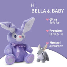 Load image into Gallery viewer, Dimple - Plush Bunny Bella Purple Singing Baby Soft Bunny
