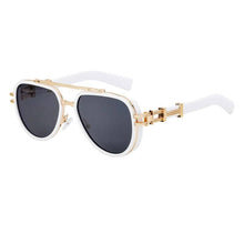 Load image into Gallery viewer, UZ Wholesale Store - Men's Polarized Vintage Punk Sunglasses: WHITE
