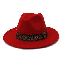 Load image into Gallery viewer, ACCITY - AUTUMN AND WINTER EUROPEAN AND AMERICAN JAZZ HAT_CWAH1774: RUST / (OS) 1
