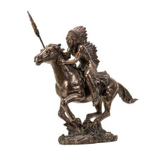 Load image into Gallery viewer, Pacific Trading - American West Native American Indian Warrior on Horse
