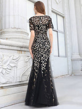 Load image into Gallery viewer, Ever-Pretty - Sequin Shiny Fishtail Tulle Dresses for Party: Silver / 4
